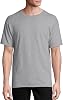 Paquete de camisetas para hombre Hanes - 4 o 6 unidades - Camisetas de algodón Essential-T con cuello redondo - Ropa masculina de uso diario - Tallas grandes y altas 8