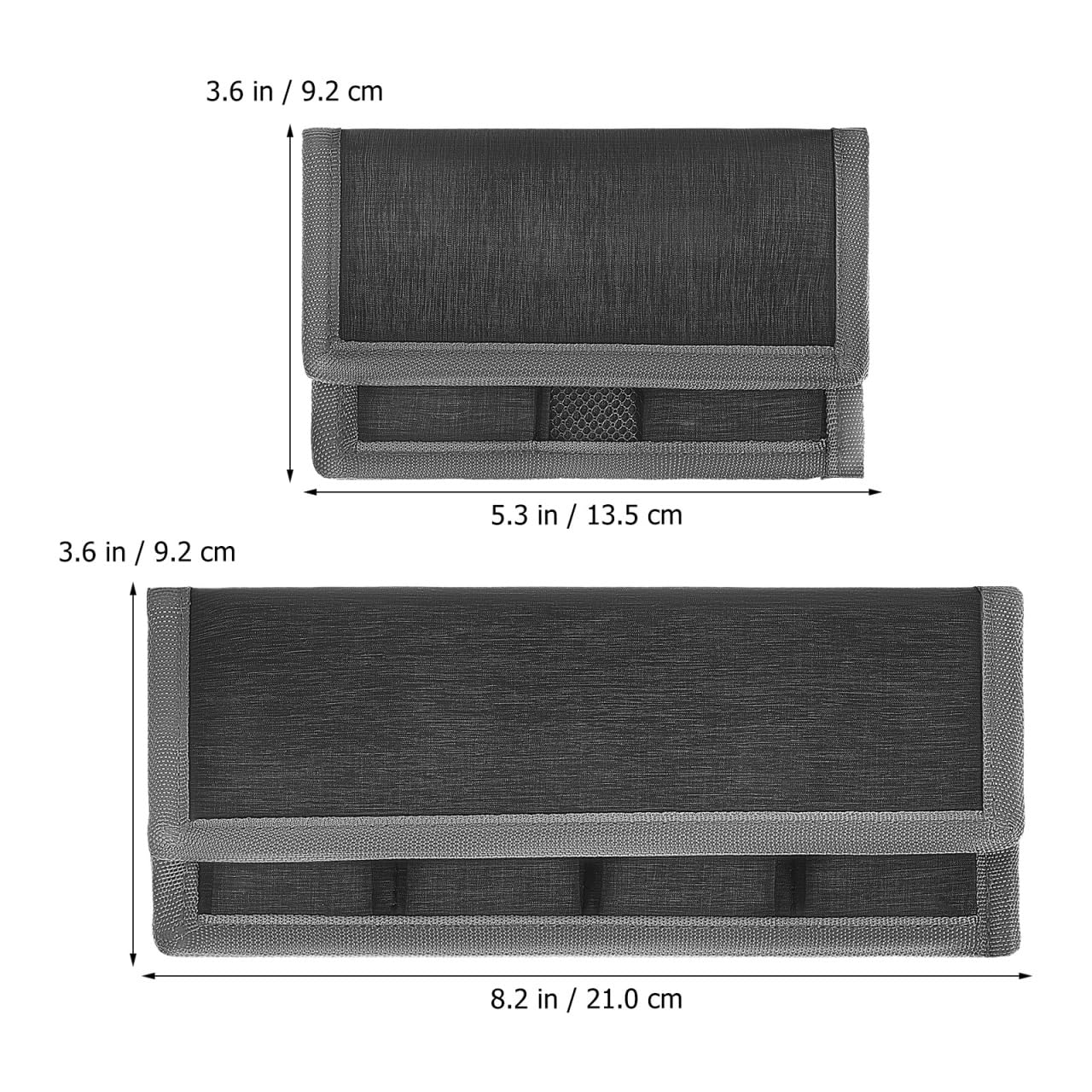 OSALADI Batterie Tasche Für Kamera Akku Aufbewahrung Organizer Mit Selbstklebendem Verschluss Kompakt Elektronik Etui Für Reise Und Alltag 21X9X1.5Cm