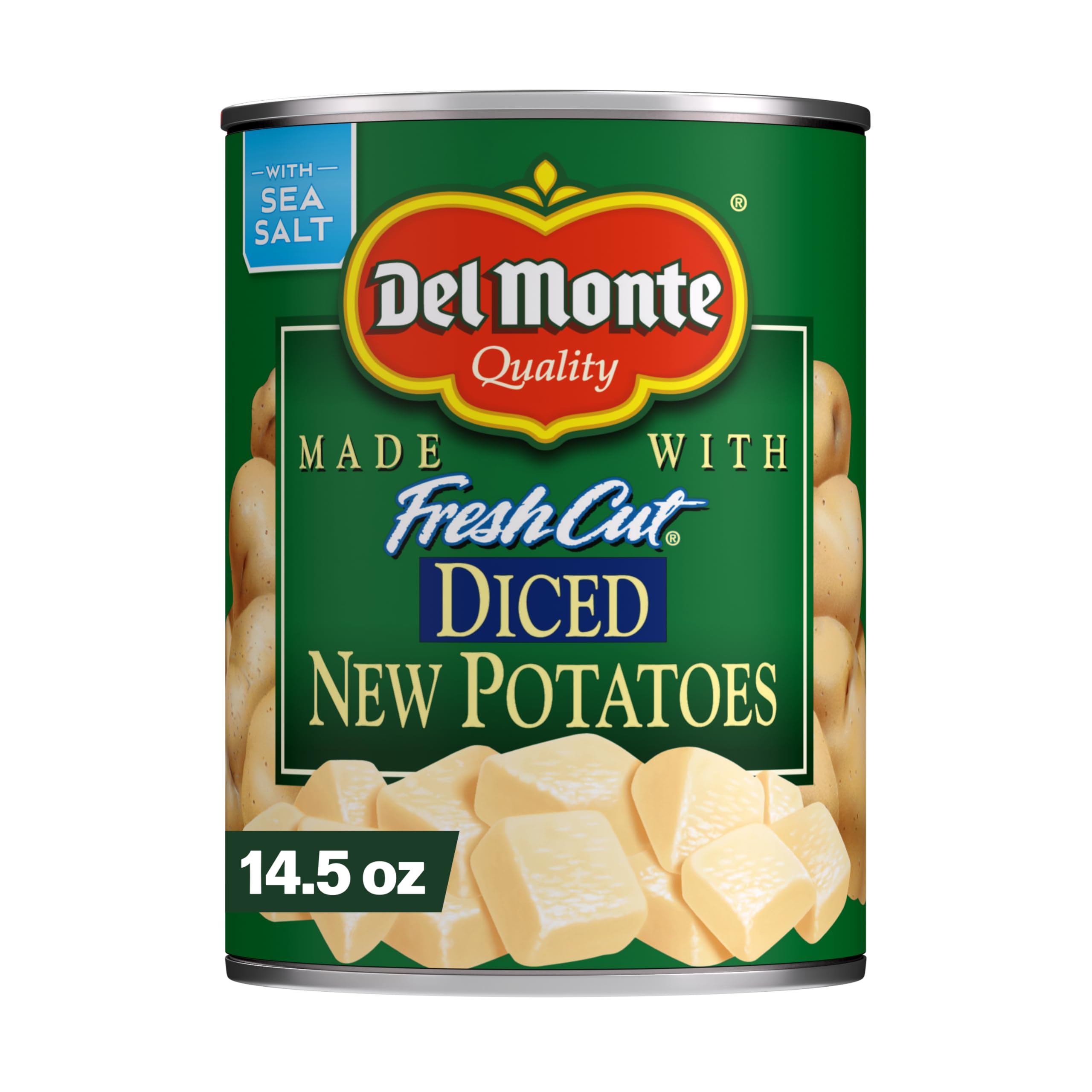Del Monte Fresh Cut Diced Potatoes, 14.5 oz. Can, Canned Vegetables