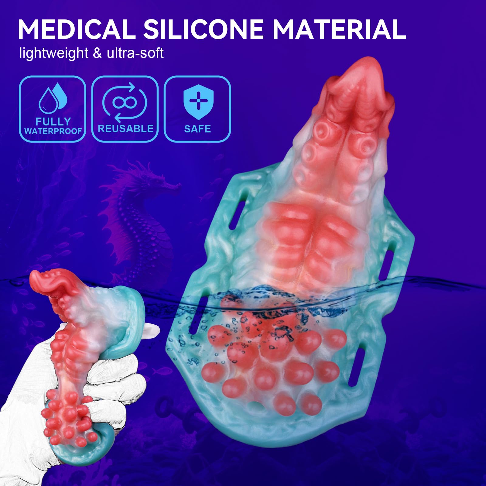 Strap-On Dildo Grinder Sex Toy for Women, Monster Thick Dildo Pillow Clitoral Stimulator Grinding Sex Toy, Fantasy Anal Dildos Nipple G Spot Stimulator Adult Sex Toys & Games for Lesbian and Couples: N-qy5228