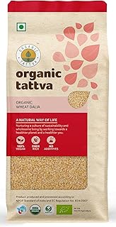 Organic Tattva, Organic Wheat Dalia / Daliya, 500g
