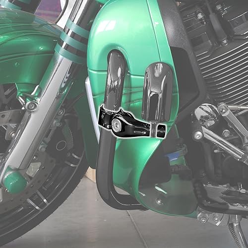 Miniatura 7 de SLMOTO Motor 1 1/4" Protector de motor de autopista Estriberas para Touring Road King Street Glide Softail Dyna Sportster Honda Suzuki Yamaha Estilo