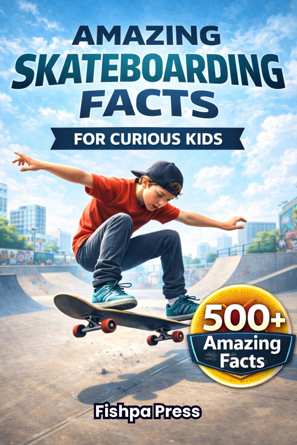 Amazing Skateboarding Facts for Curious Kids: 500+ Surprising Facts About Skateboarding History, Culture, Gear, and Olympic Moments for Young Fans (Amazing Sports Facts for Curious Kids)