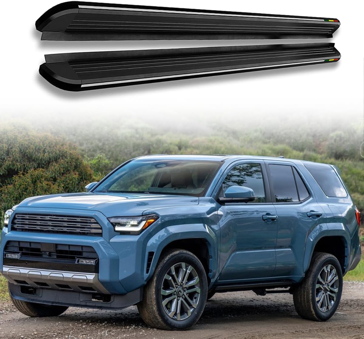Running Board Side Steps Pedal Nerf Bars Fits for T 4Runner 2025+
