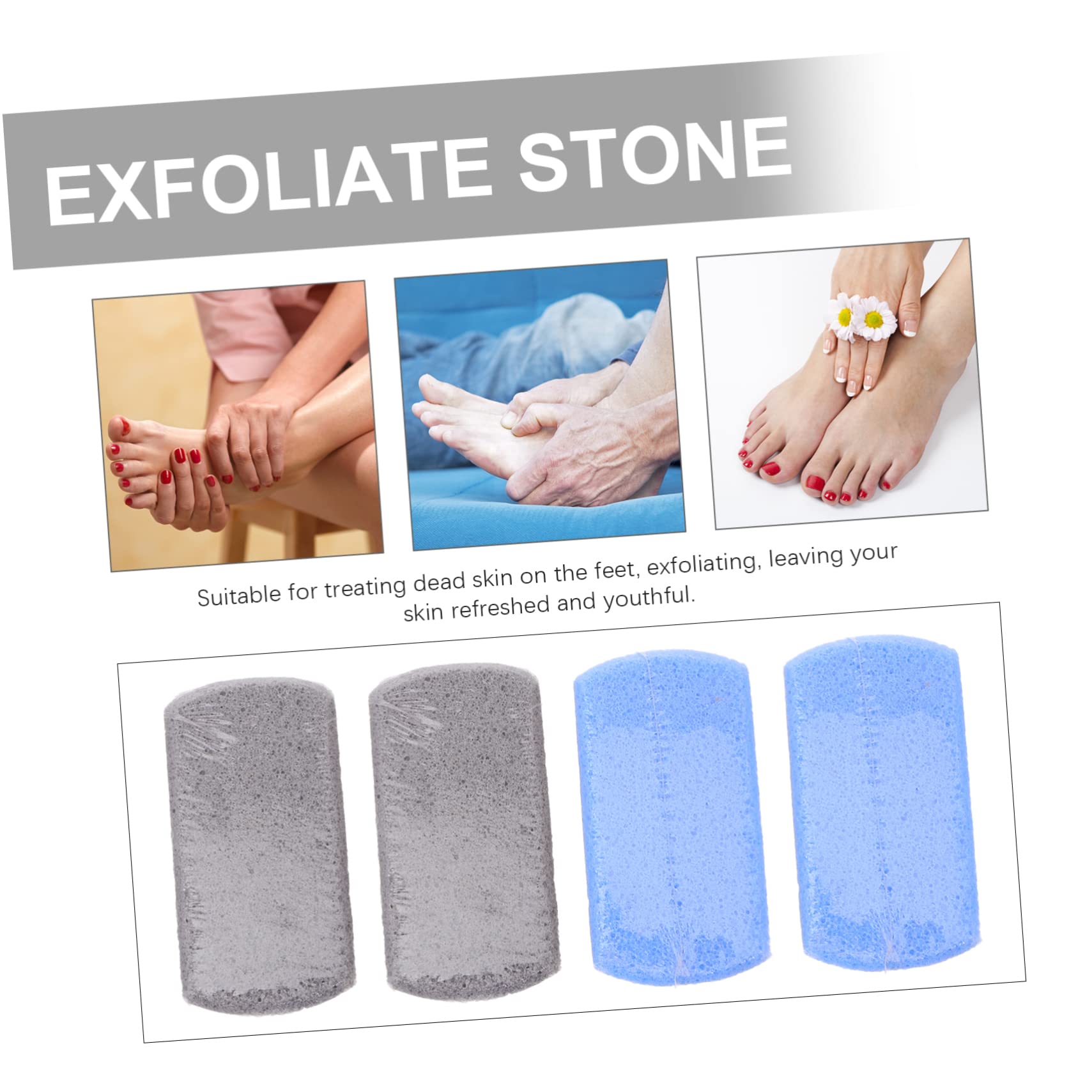 FRCOLOR 12pezzi Kit Raspa Per Piedi Pietra Esfoliante Rimuovi Morta e Calli Strumenti Per La Dei Piedi Utilizzo Familiare e Viaggi