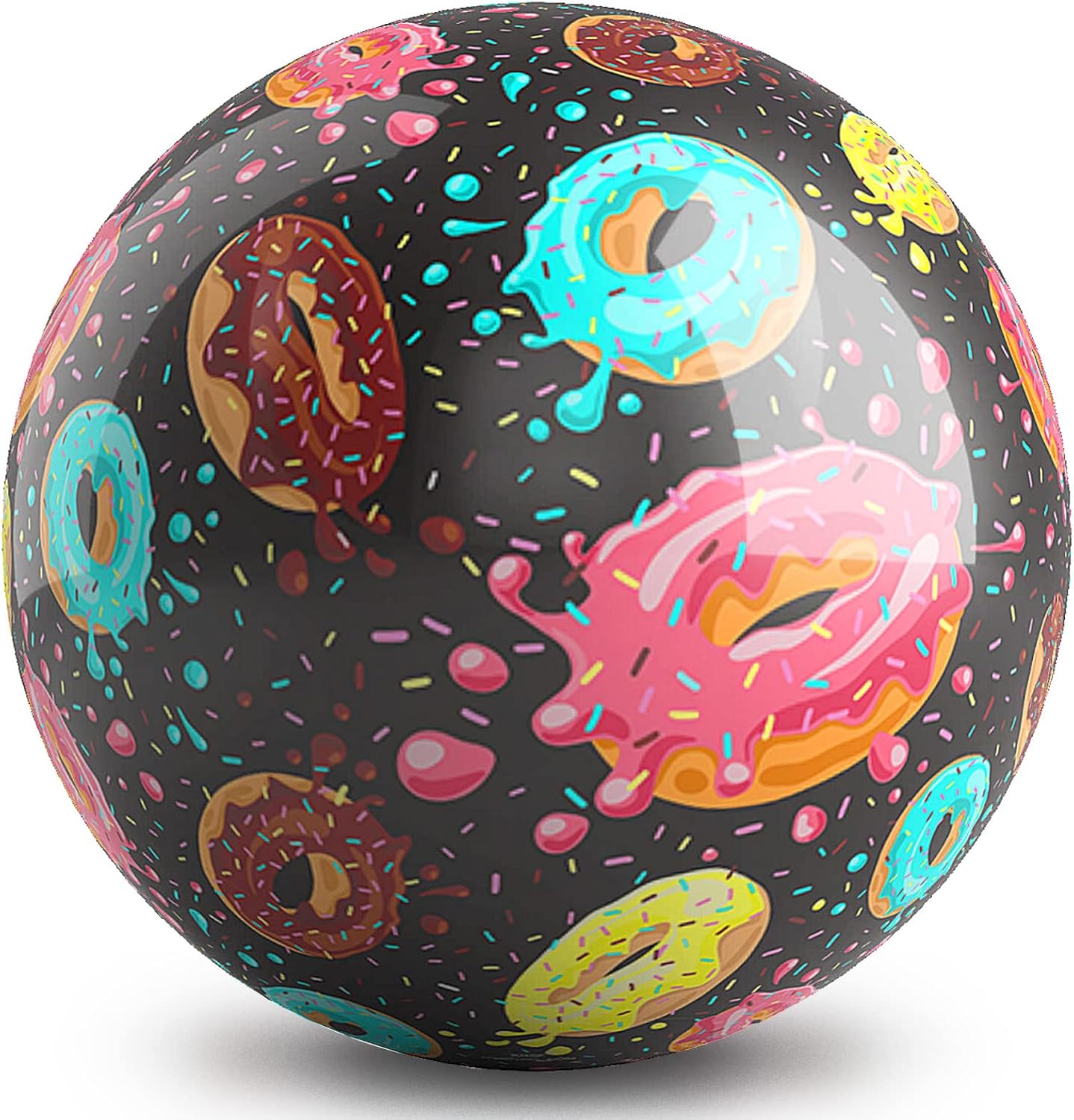 On The Ball Bowling KR Strikeforce All About The Donuts Undrilled Bowling Ball Made of Polyester