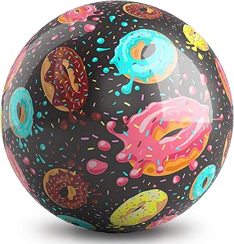 On The Ball Bowling KR Strikeforce All About The Donuts Undrilled Bowling Ball Made of Polyester