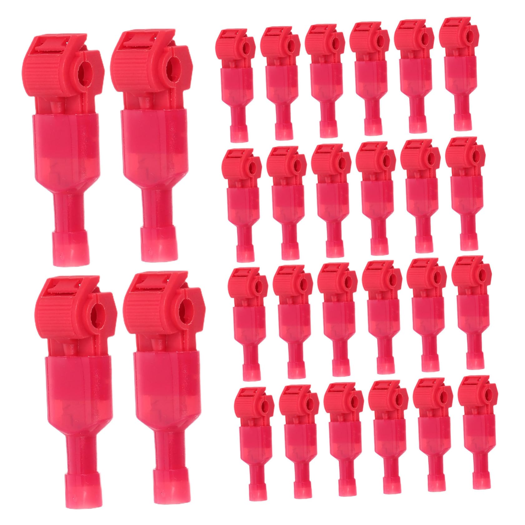 PRETYZOOM 300 Paare Förmige Quick Splice Wire Connectors Schnelle T Klemme für Flexible Kabelverbindungen Sicherer Isolierter Terminalverbinder Einfaches Installieren Kompatibel mit Weichen