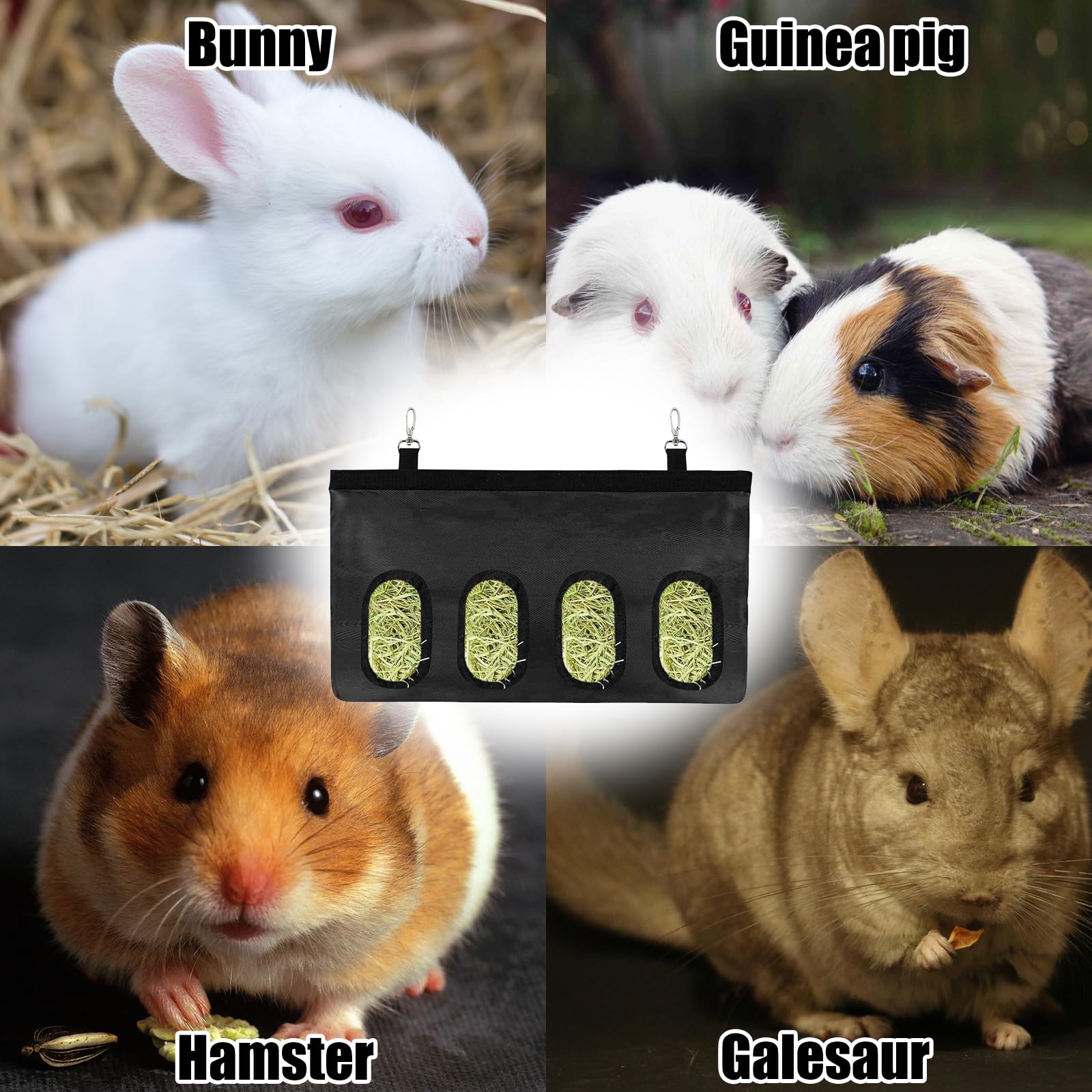 Navaris Meerschweinchen Haus aus Holz - Versteck für Meerschweinchen und Hamster - Holzhaus
