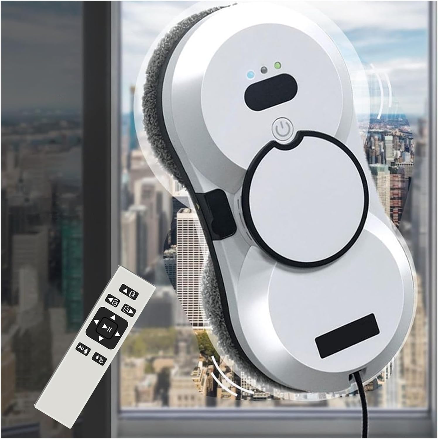 Automatic Water Spray Window Cleaning Robot Smart Home Fully Glass Cleaner