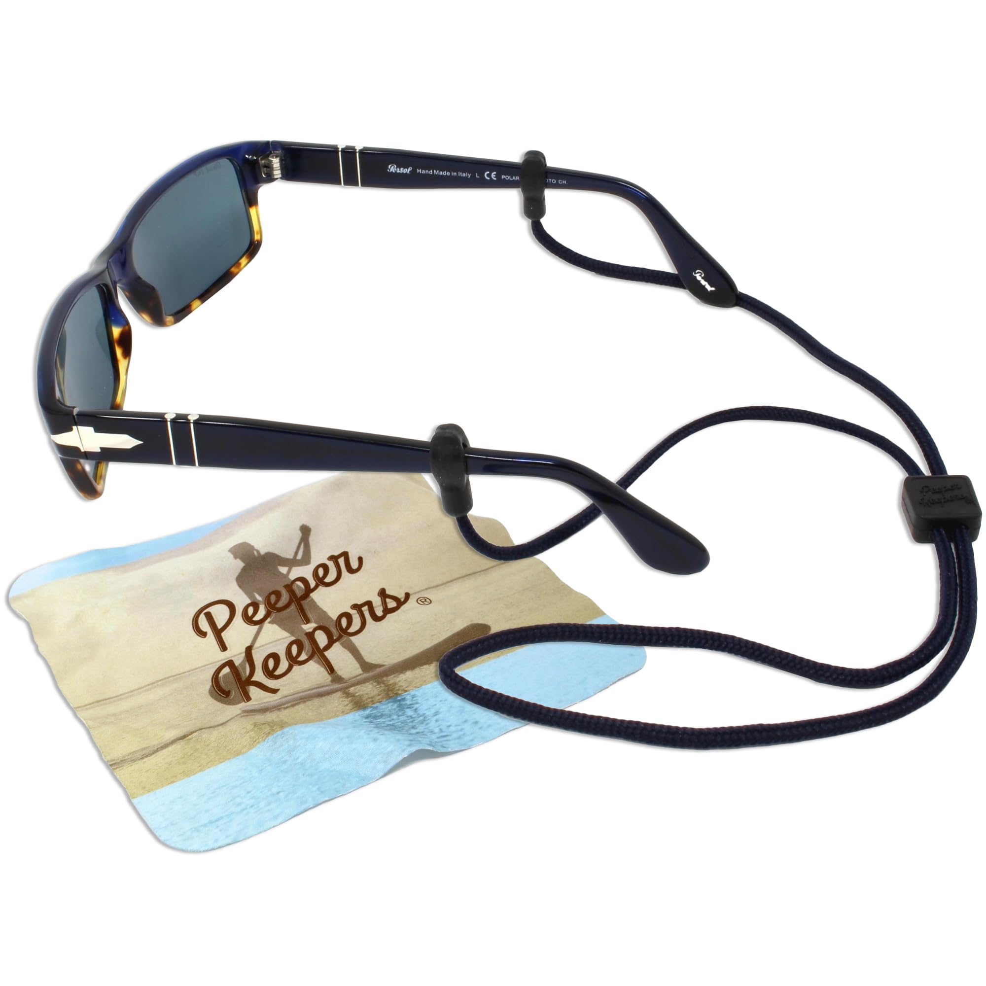 Eyeglass Retainer &amp; Sunglass Holder Supercord Adjustable, Navy, 1pk