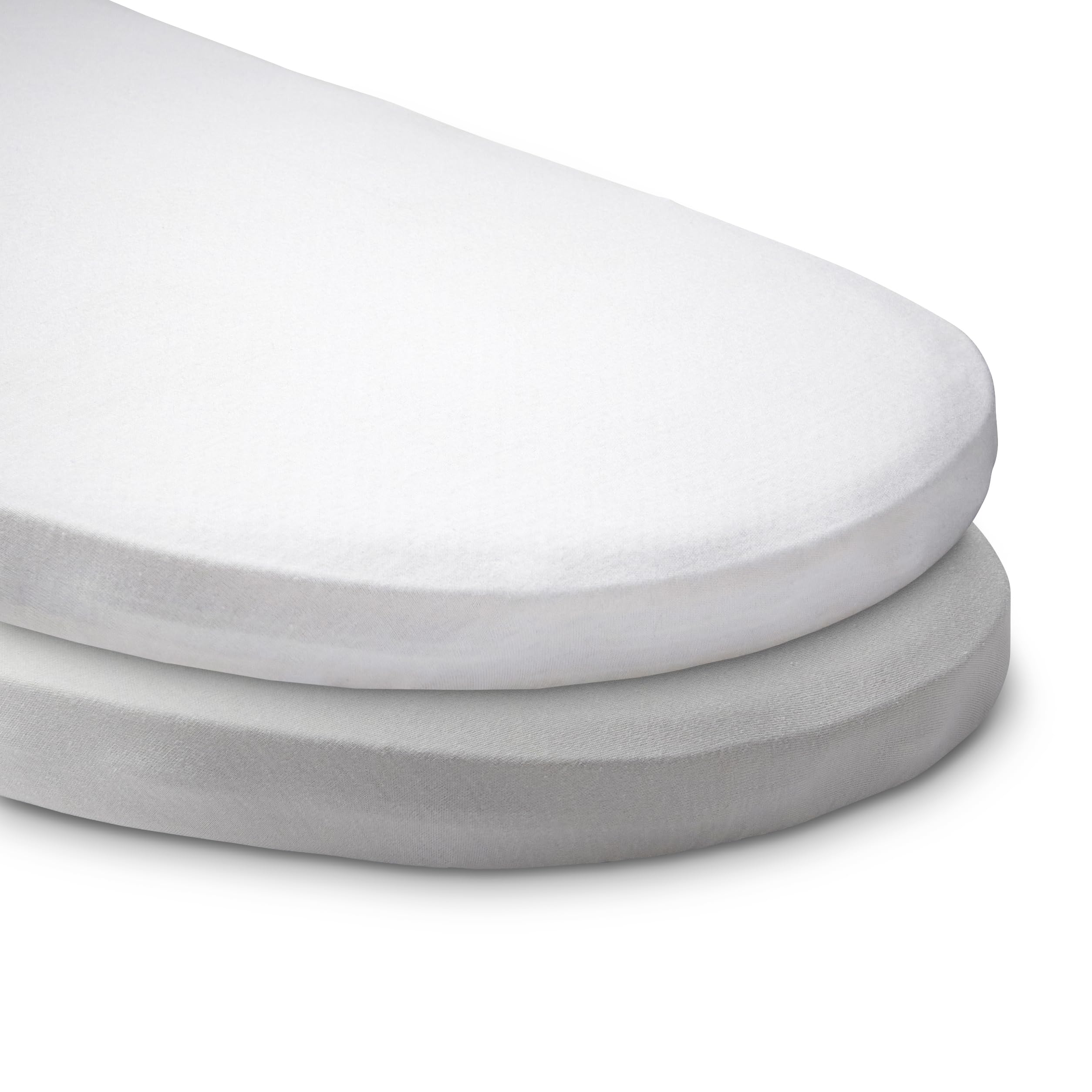 Martex Baby - Fitted Sheet Twin Pack - Pram - White