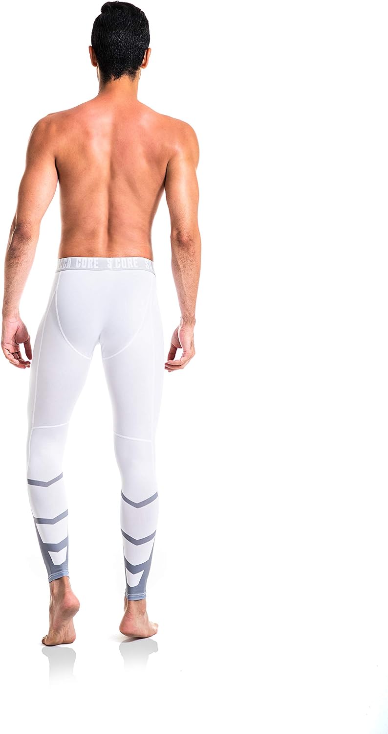 saraca core Men's Compression Pants Athletic Tights Workout Leggings Running Base Layers