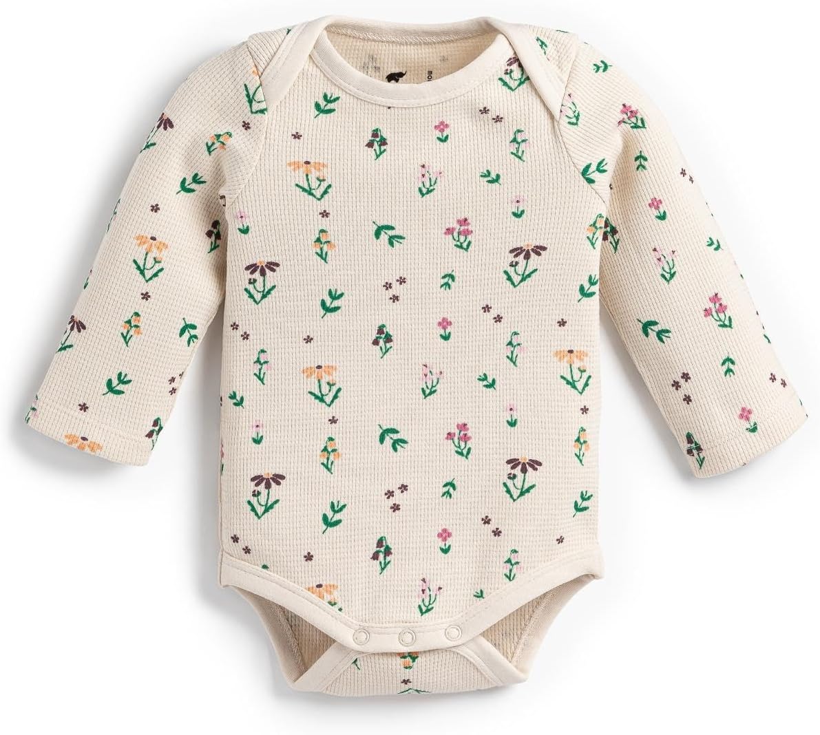 monica + andy Long Sleeve Jack & Jill Bodysuit, Organic Baby Clothes for Girls & Boys, For Preemie, Newborn & Infant - Image 3