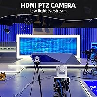 Vista 21 de SMTAV PTZ Camera,30X NDI PTZ Camera with AI Tracking and HDMI/SDI/USB3.0/IP Streaming Outputs for Church,Conference,Events,Teaching