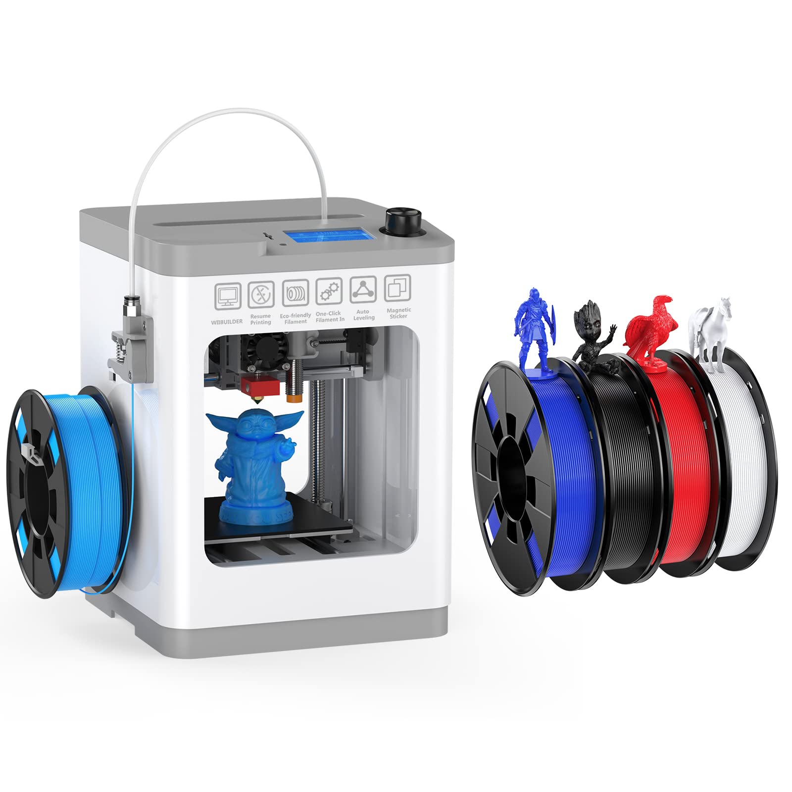 Entina Mini 3D Printers Tina 2, Fully Assembled And Auto, 47 OFF