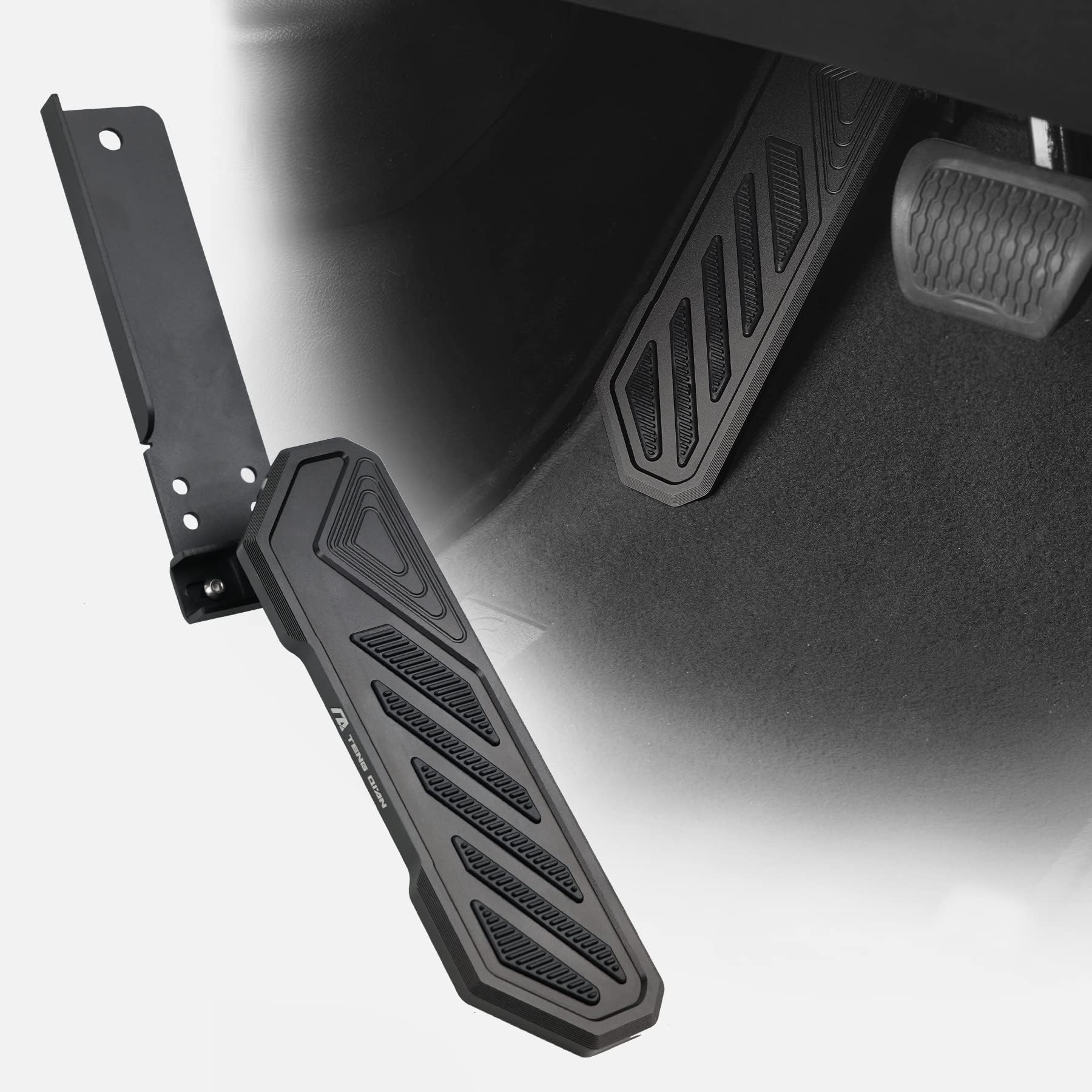 Foot Pegs Door Hinge Foot Pegs Rest Pedal Replacement For Jeep Wrangler Jk Jl 2007-2023 2pcs