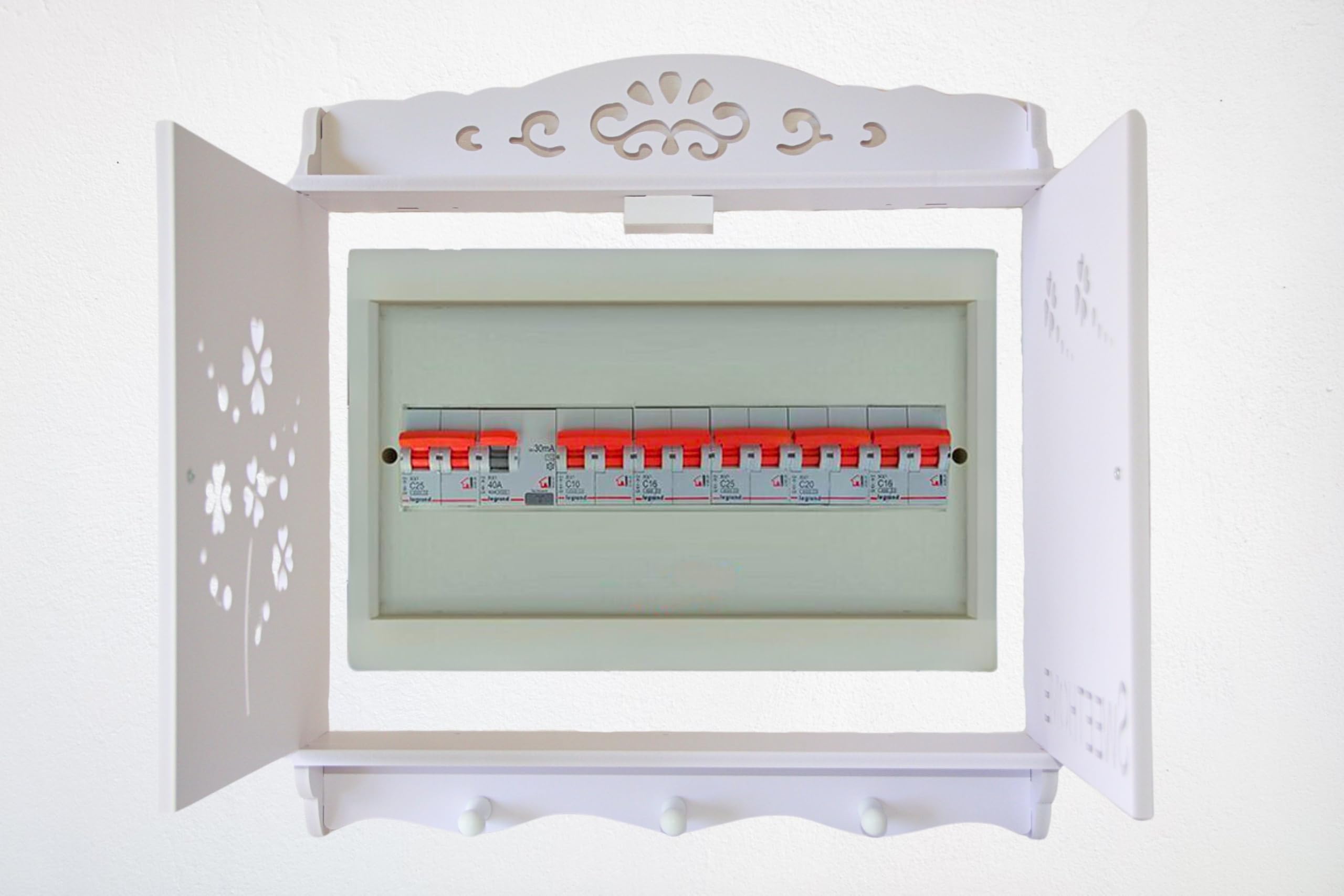 Coperchio Decorativo per Quadro Elettrico. Copertura per Contatore di Luce. Copri Pannello Elettrico e Portachiavi. Decorazione Domestica (Sweethome)