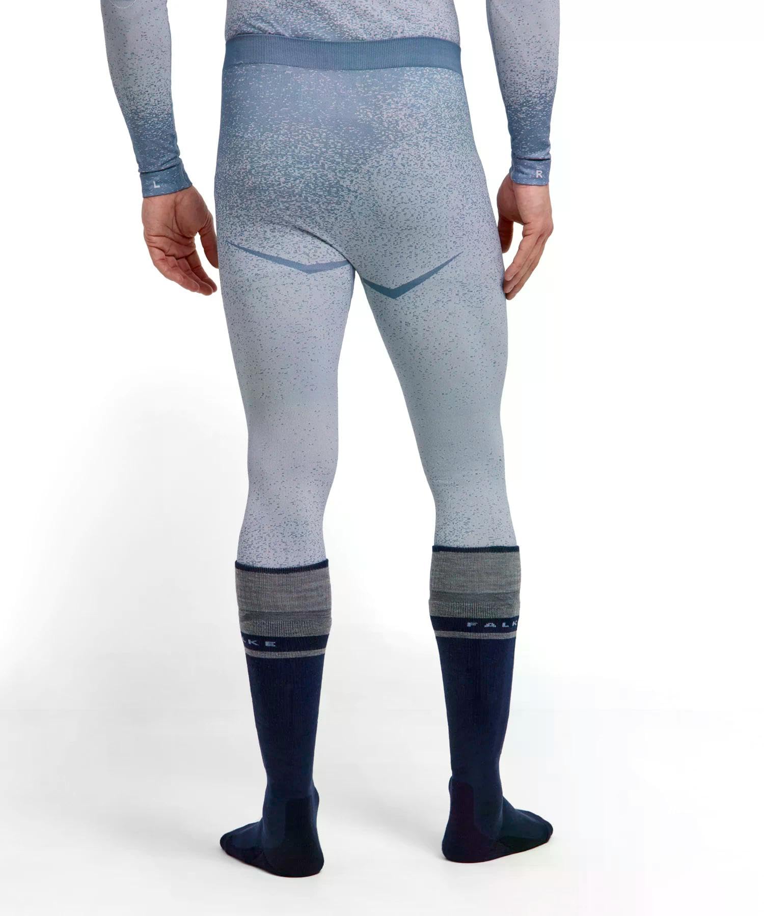 FALKE Maximum Warm Trend 3/4 M Ti hilo funcional secado rápido 1 pieza, Capa de base inferior Hombre, Blanco Off-White 2040, XXL