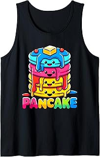 Pansexual Pride Flag Pancakes Omnisexual LGBTQ Pancake Lover Tank Top