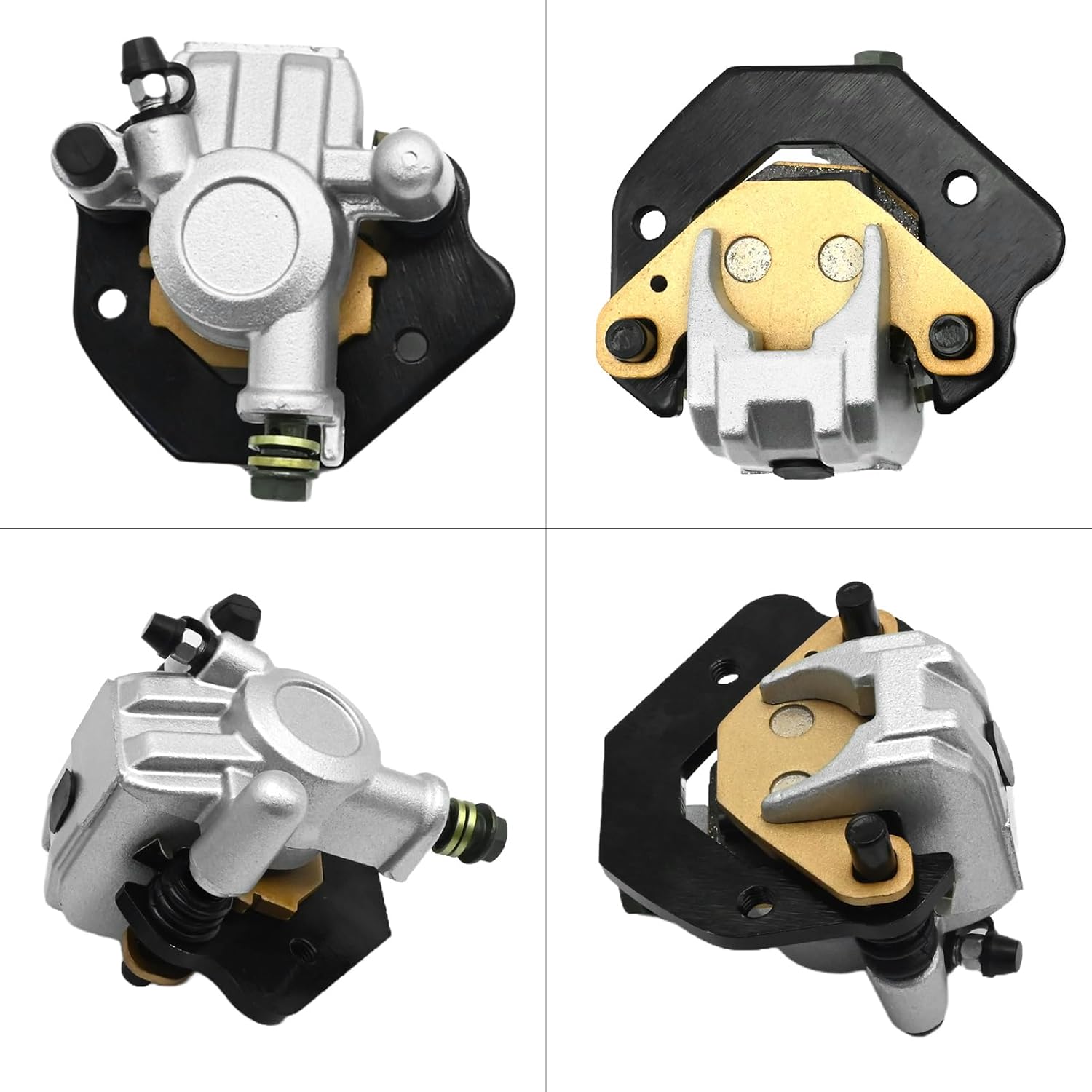 43041-1520 Front Left and Front Right Brake Calipers Replacement for Kawasaki ATV KLF300-B Bayou 300 2x4 1988-2004, Repalce 43041-1521 43041-1252 43041-1253 43041-1726-GZ 43041-1727-GZ