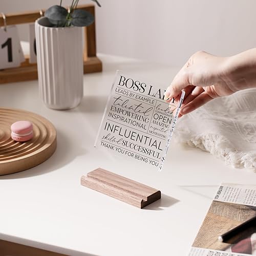 Miniatura 5 de LukieJac Regalos de la mejor jefa para mujeres, regalos de cumpleaños para jefas, regalos de promoción, regalos de mentor, regalos para mujeres