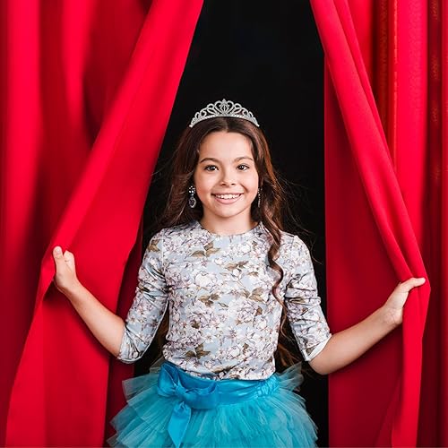 Miniatura 9 de Tiara para mujer, corona de princesa con peine de diamantes de imitación, tiara de reina para novia, accesorios para el cabello, para cumpleaños,