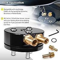 Vista 2 de Diesel Fuel Tank Sump Kit Dual-Port Integrated Return Compatible with Airdog FASS Cummins Duramax Powerstroke