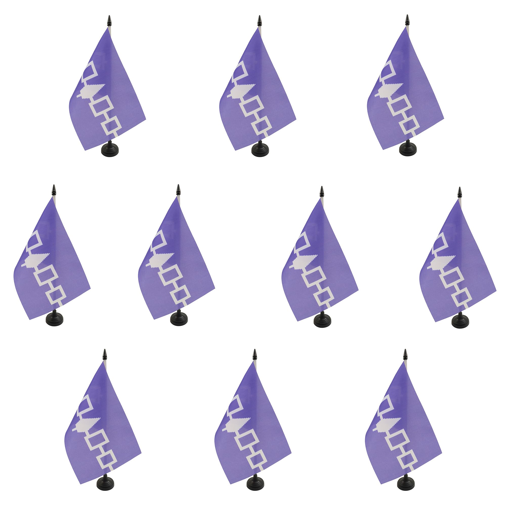 Drapeau de table Iroquois du Canada en polyester de qualité supérieure AZ FLAG