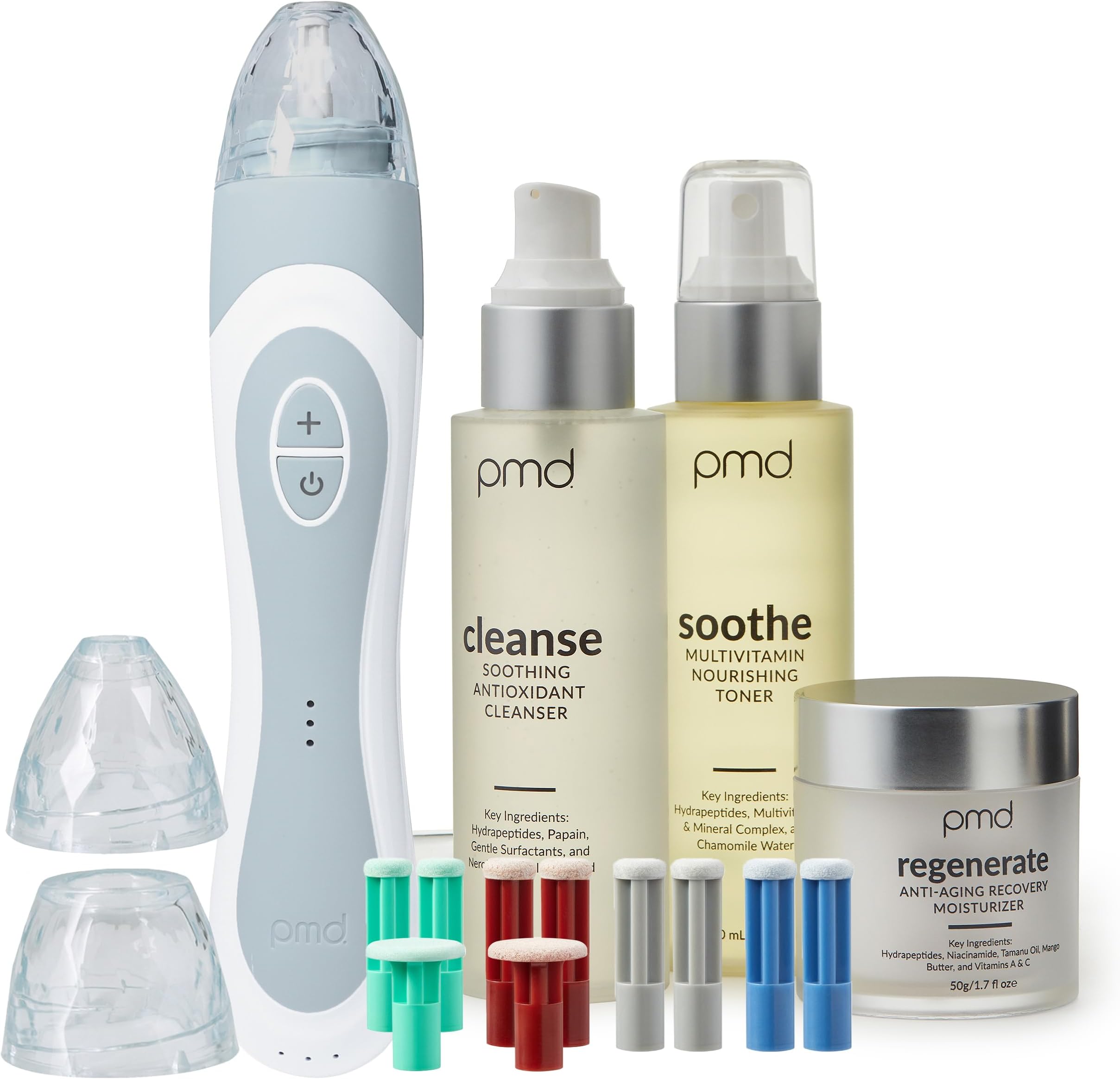 Personal Microderm Elite Pro - At-Home Use, Facial Exfoliator Tool, Microdermabrasion Machine Kit for Face and Body Skincare