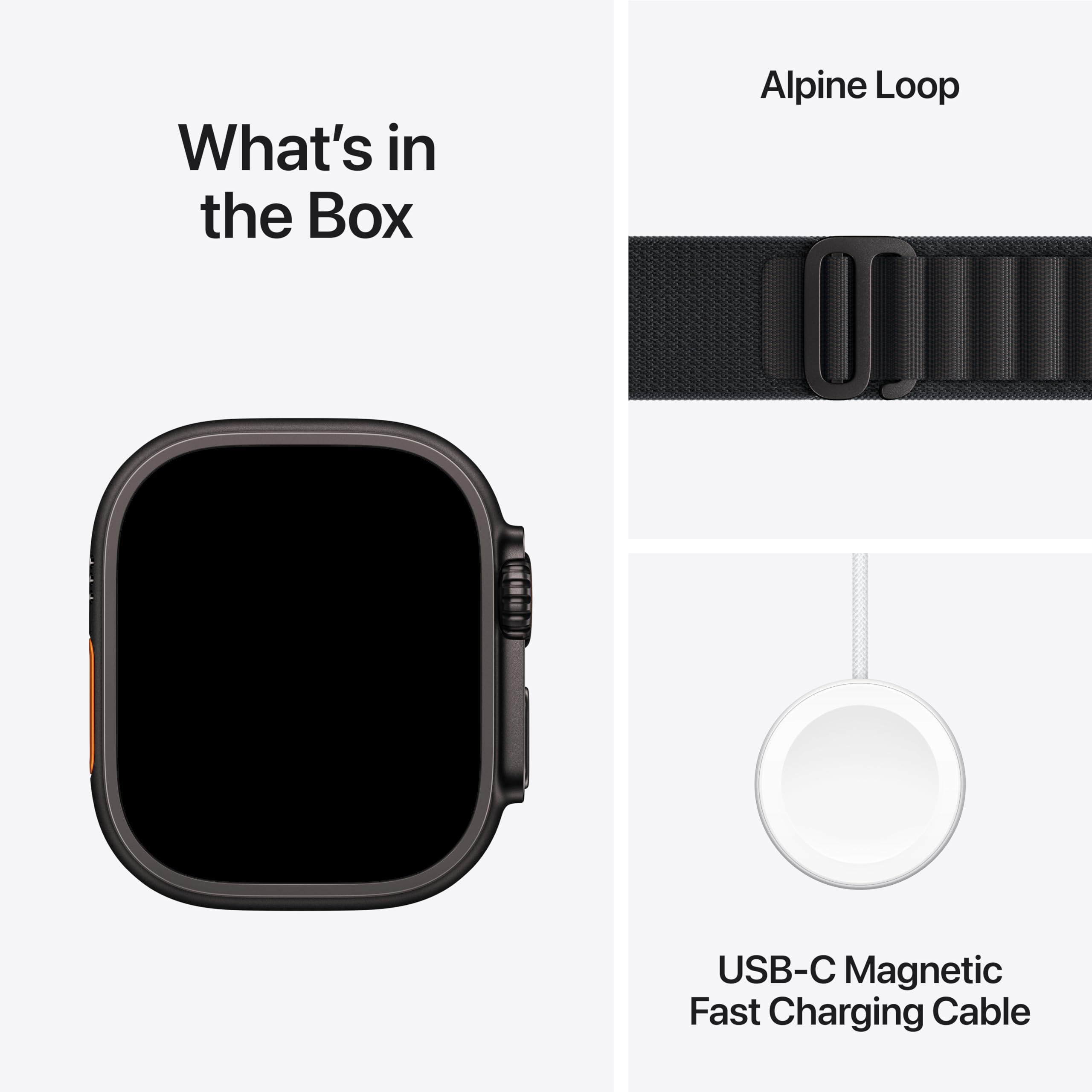 Apple Watch Ultra 3 [GPS + Cellular 49mm] Running & Multisport Smartwatch w/Rugged Titanium Case w/Black Alpine Loop - L. Satellite Communications, Advanced Health & Fitness Tracking