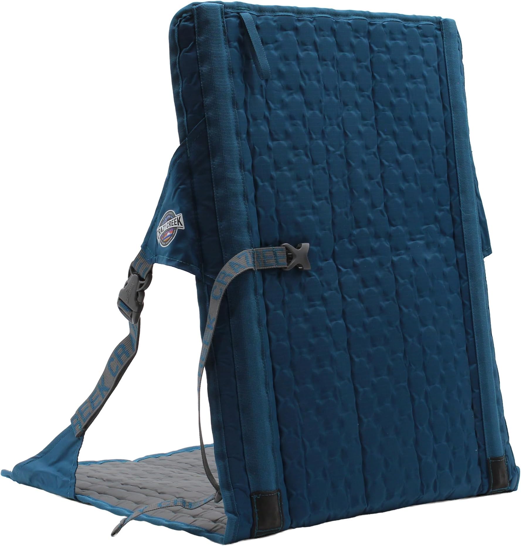 Crazy Creek HEX 2.0 LongBack Chair for Backpacking, Camping and Stadium Use, Extra Width & Back Height for Comfort, 250 LBS Weight Capacity, Adjustable Straps w/Rock Lockster (R) Buckles