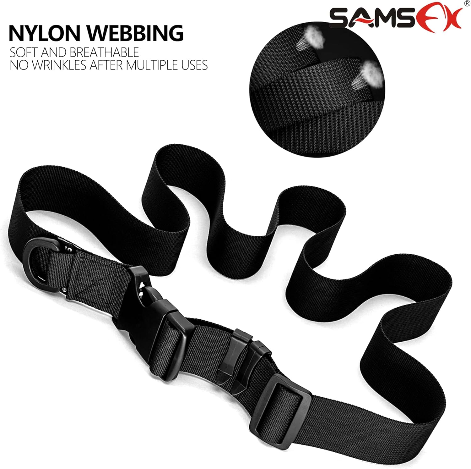 SAMSFX Adjustable Fishing Wader Belt Wading Belts for Surf Casting Kayak Fishing Accessories Waders Straps - Image 5