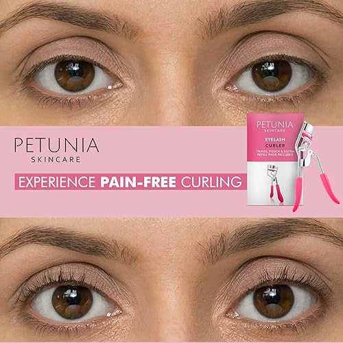 Miniatura 5 de Rizador de pestañas Petunia Skincare diseñado para no pellizcar o halar e ideal para quienes tienen pestañas rectas que desean rizos de larga