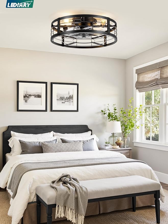 Ventilador de Techo 20 Pulgadas Con Luz y Control Remoto 110 miniatura 7