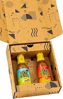 HOT ONESLos Calientes Duo, Medium Heat Hot Sauces With Flavors of Green Serrano Pepper, Smoked Red Jalapenos & Habanero Peppers, Made With All Natural Ingredients, 5 fl oz Bottle (2-Pack)