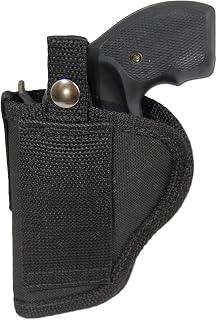 New Barsony OWB Belt Loop Holster for 2", Snub-Nose .38 .357 Revolvers