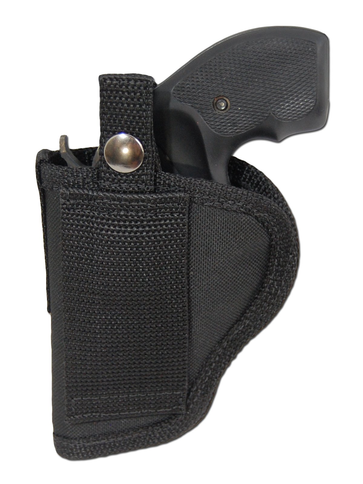 New Barsony OWB Belt Loop Holster for 2", Snub-Nose .38 .357 Revolvers