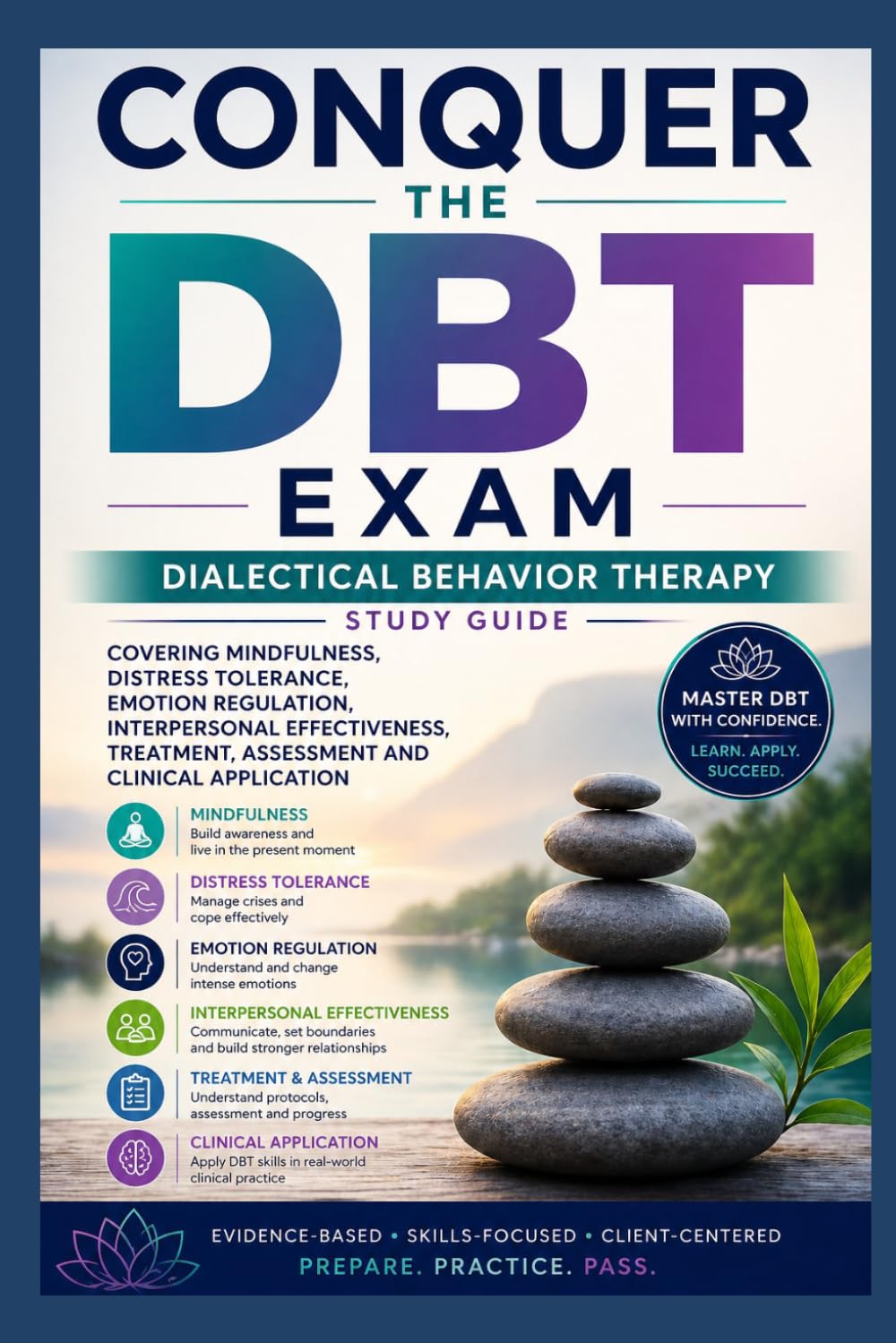 Conquer the DBT Exam: Dialectical Behavior Therapy Study Guide Covering Mindfulness, Distress Tolerance, Emotion Regulation, Interpersonal ... (Counseling and Social Work Exams)