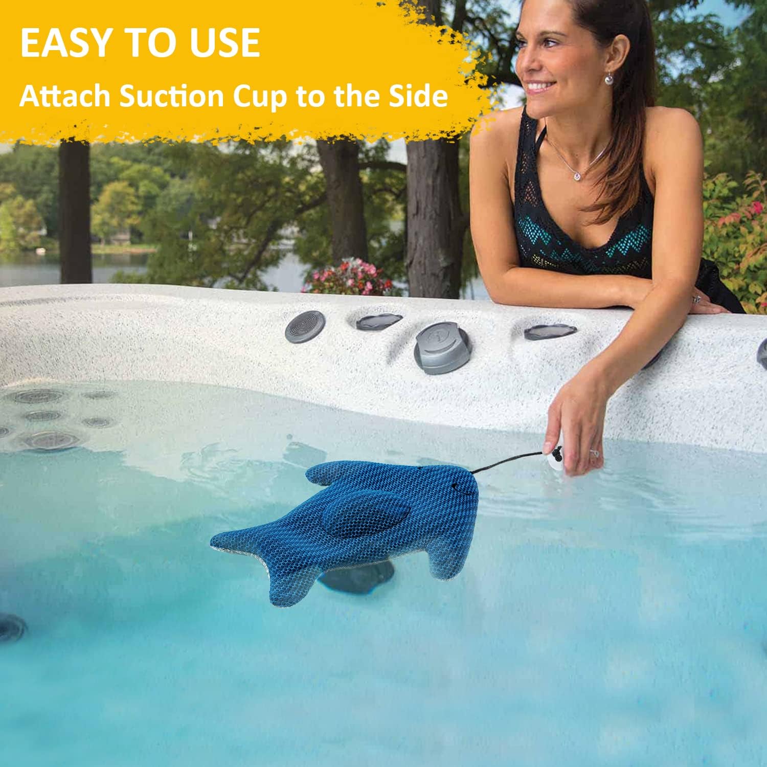 Idle Hippo Hot Tub Scum Absorber Kit, Two Pack Hot Tub Cleaner, Reusable Hot Tub Accessories for Adults, Hot Tub Water Clean Oil Absorbing Sponge for Scum, Spa Defoamer for Hot Tub, Filter : Patio, Lawn & Garden