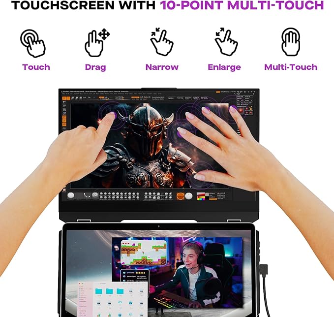 Monitor Extensor Portátil 15.6 FHD IPS miniatura 3