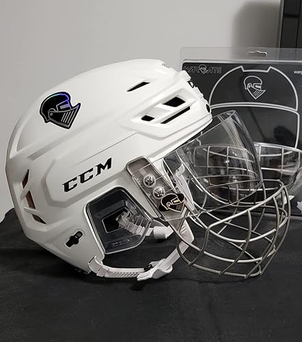 Miniatura 3 de Wargate Protector de protección facial inferior de hockey (casco de hockey para adultos mayores y accesorio de máscara)
