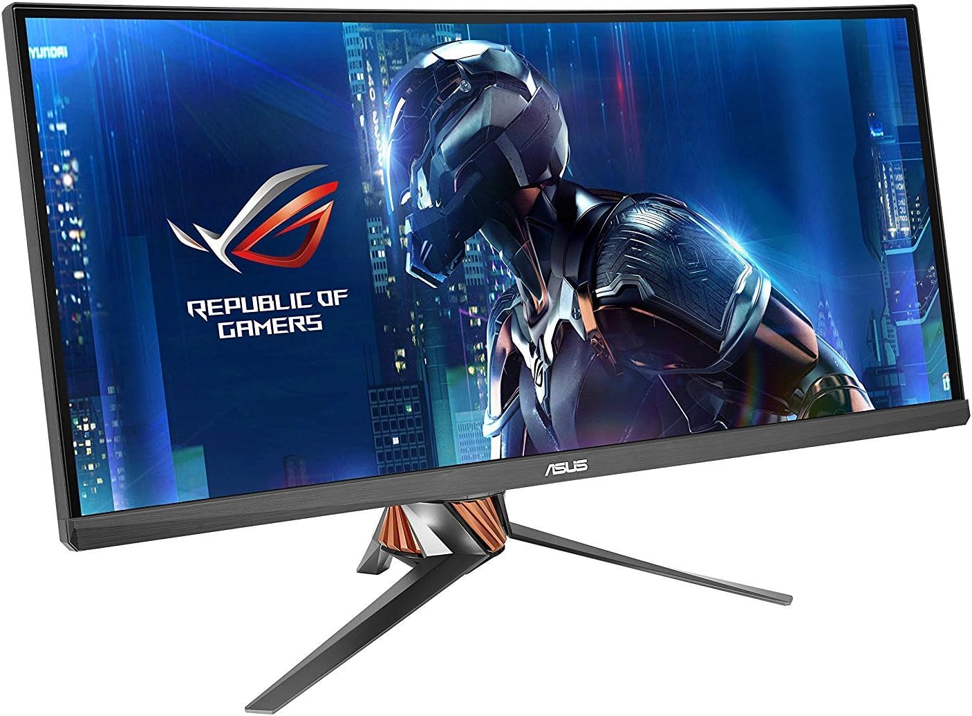 ASUS ROG SWIFT PG348Q 34 Curvo UWQHD Gaming Monitor, 3440 x 1440, IPS, fino a 100 Hz, DP, HDMI, USB 3.0, G-SYNC