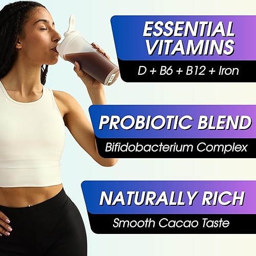 Miniatura 3 de Cacao en polvo adaptogénico con hongos  Reishi, Chaga, Cordyceps, Shiitake  Bebida de chocolate caliente nocturno sin cafeína  Energía, inmunidad y