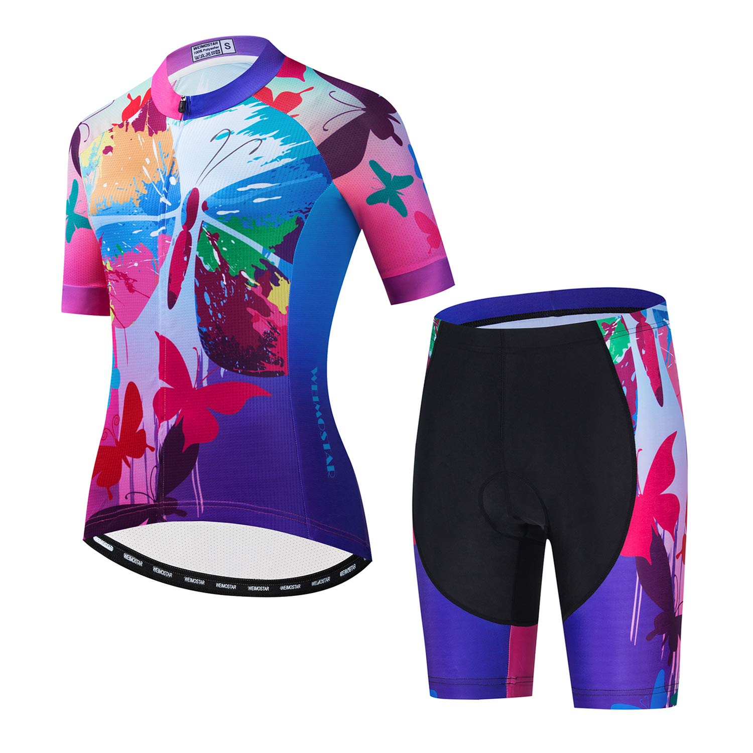 Hotlion Transpirable Ciclismo Jersey Mujeres Set MTB Quick Dry Bicicletas Manga Corta Ciclismo Ropa