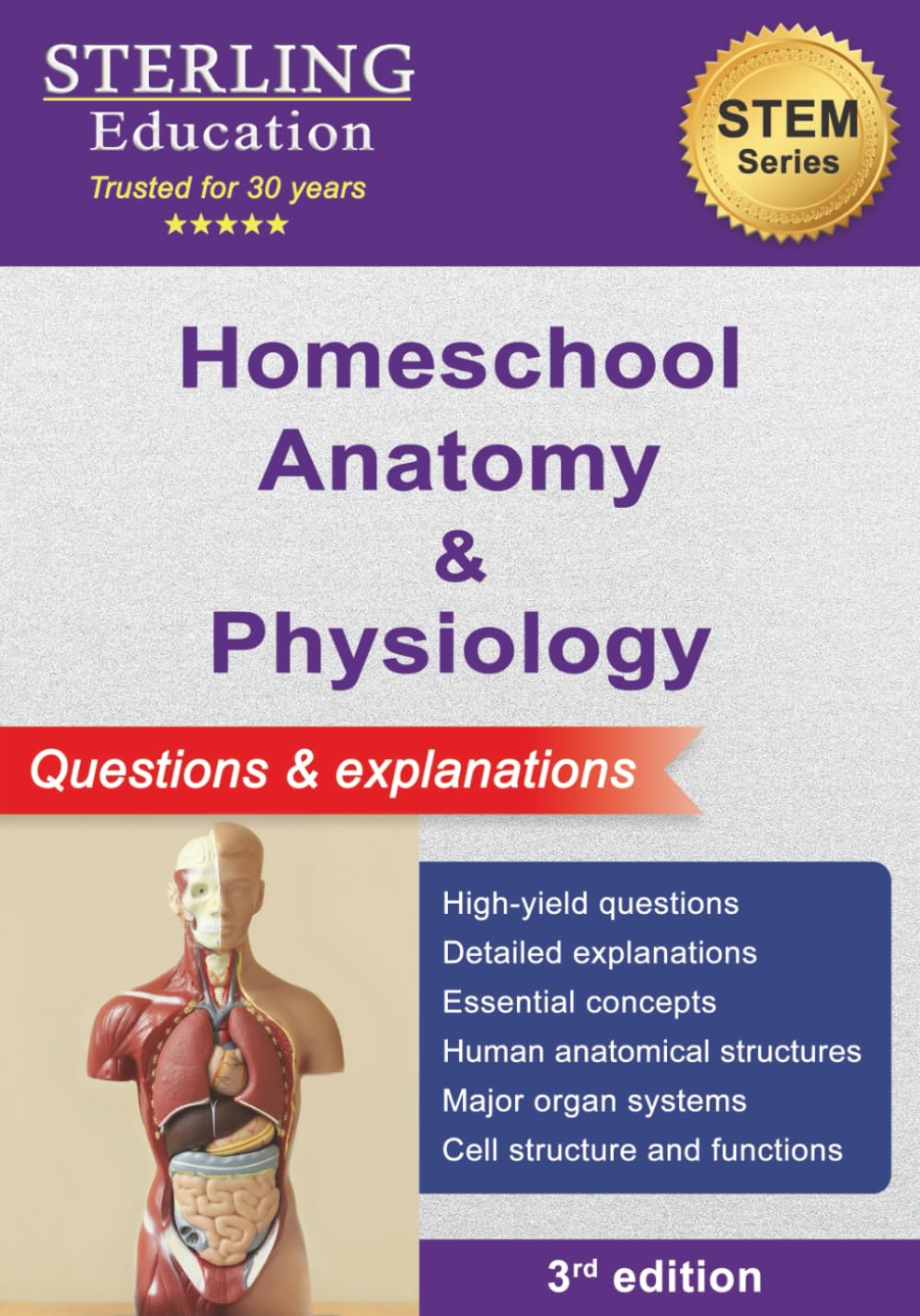 Homeschool Anatomy and Physiology: Questions & Explanations      Paperback – June 22, 2025