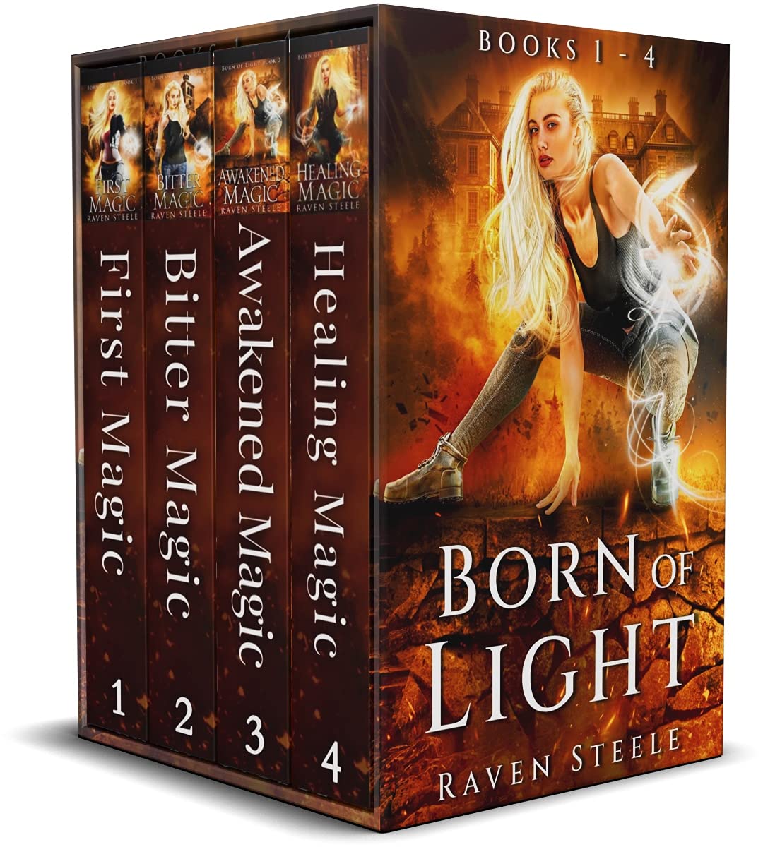 Cover of Born of Light Box Set: Books 1-4