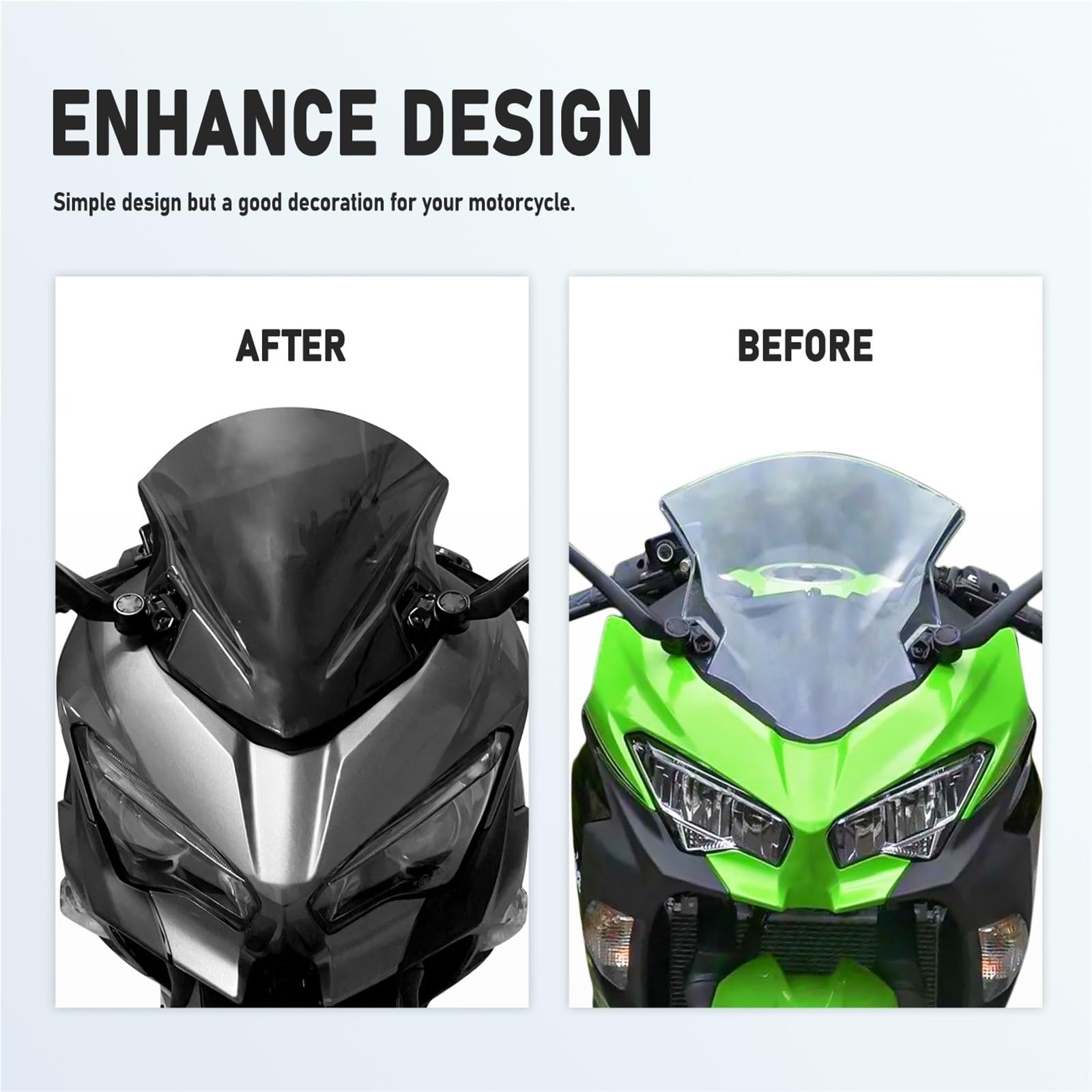 Przednia szyba motocyklowa Do Kawasaki Do NINJA 2018-2023