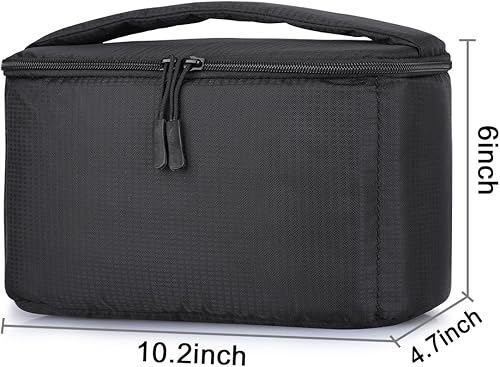Miniatura 5 de S-ZONE Bolsa de inserción de cámara resistente al agua con funda para cámara versión mejorada 20