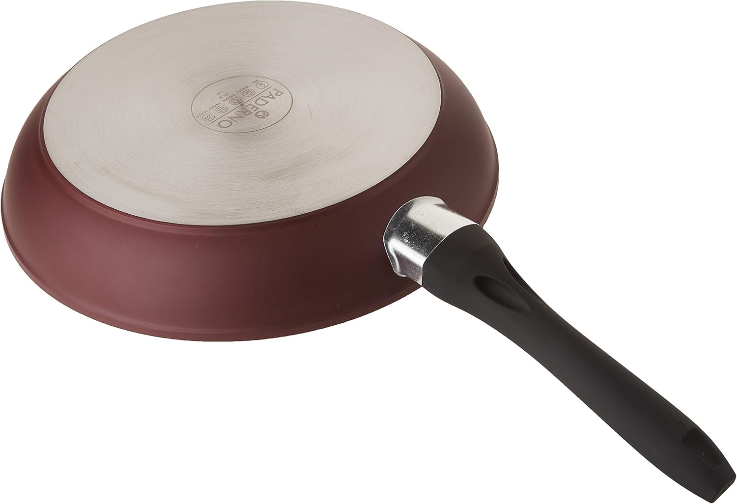 PADERNO Classic Non-Stick Aluminium Thermo-Spot Heat Indicator Anti-Warp Base Fry pan, 30-cm